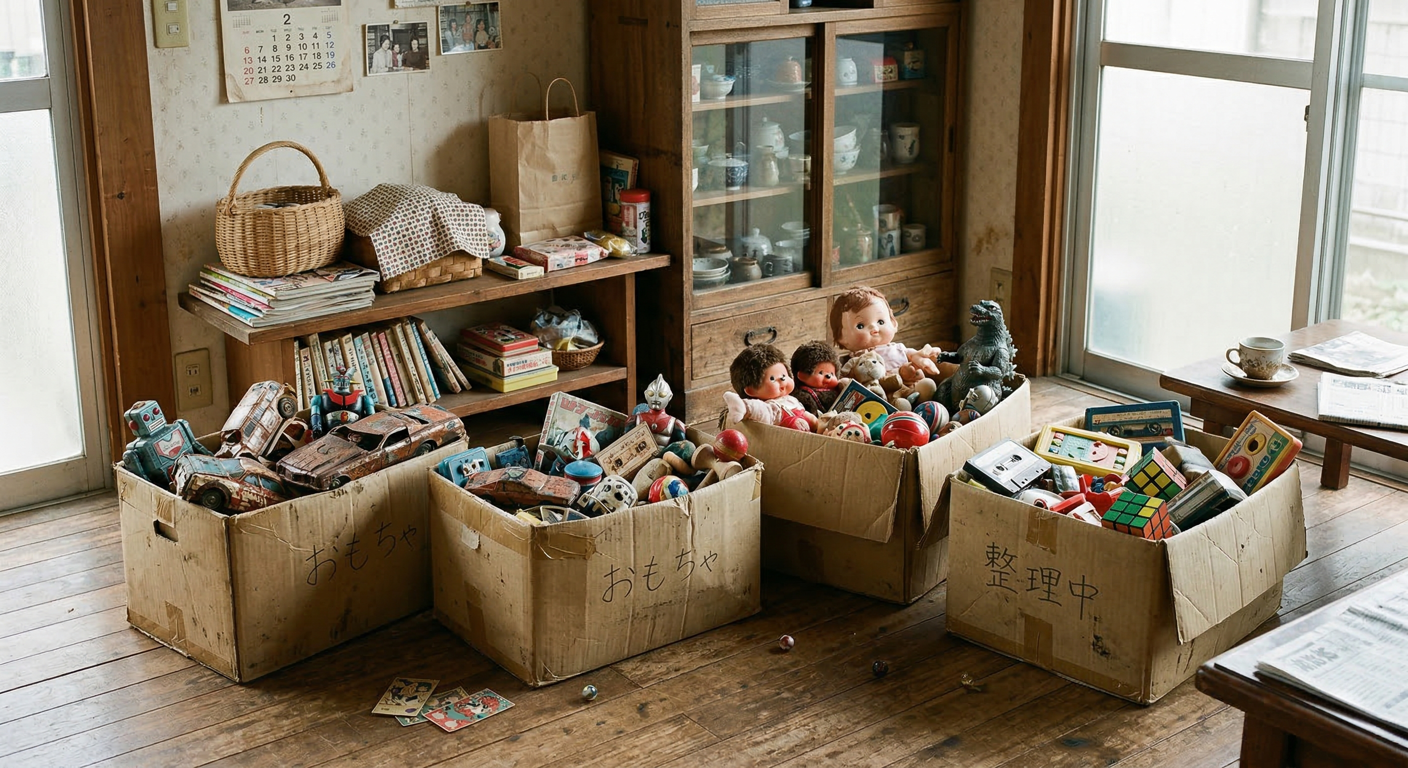 おもちゃやフィギュアが多いコレクション整理の相談イメージ