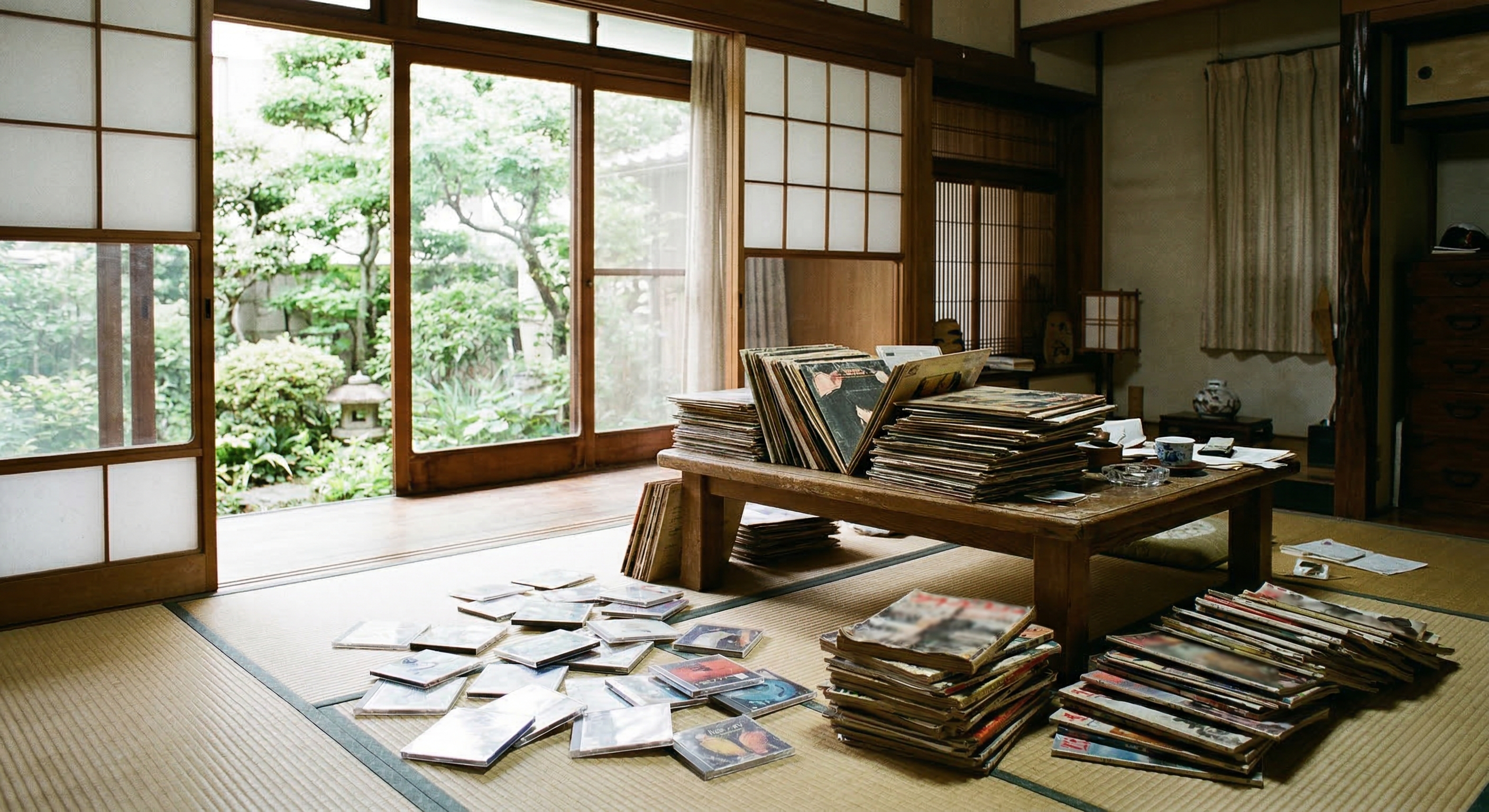 実家整理で出てきたレコードやCDの相談イメージ